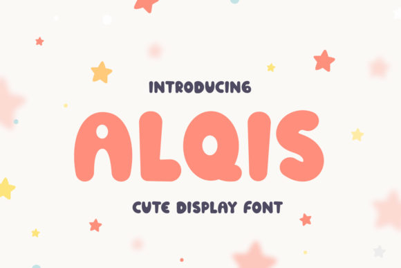 Alqis: A Playful Display Font That Makes Handmade Products Shine