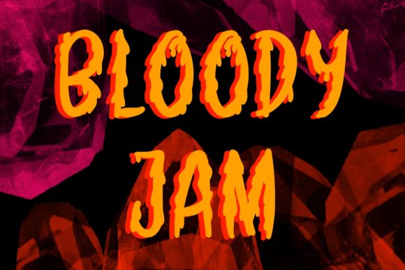Bloody Jam: A Spooky Display Font for Halloween Branding