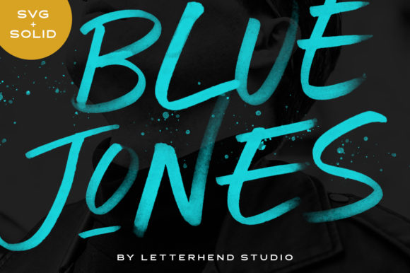 Blue Jones Display Font: Urban Style for Makers