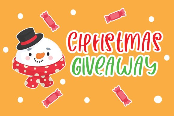 Christmas Giveaway: A Joyful Display Typeface