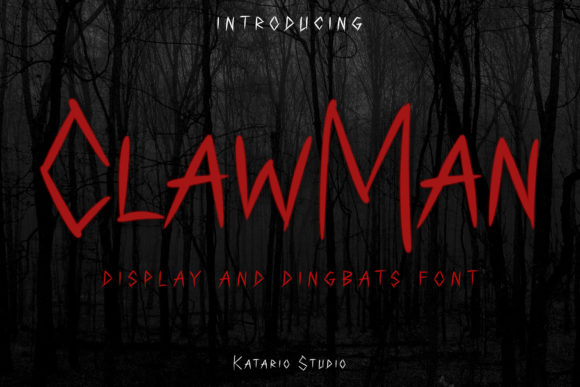 ClawMan: A Halloween-Ready Display Font for Campaign Creators