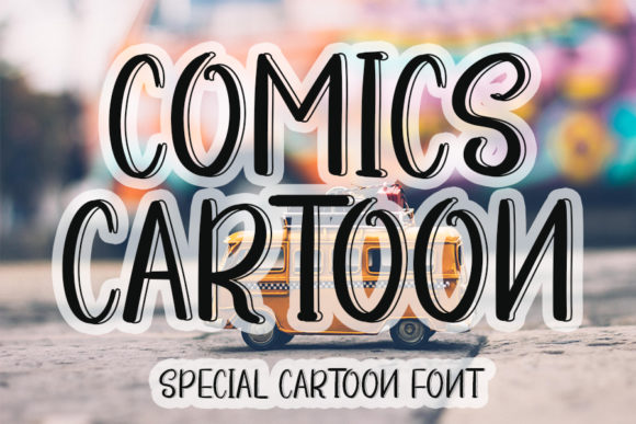 Comics Cartoon: A Display Font with Editorial Charm