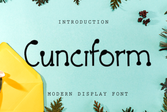 Cunciform: A Display Font with Hand-Stroked Warmth