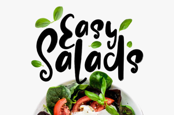 Easy Salads: A Display Font for Standout Web Headlines
