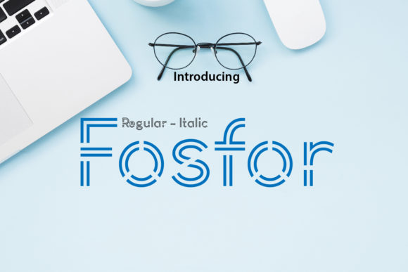 Fosfor: A Fresh Display Font for Bold Branding