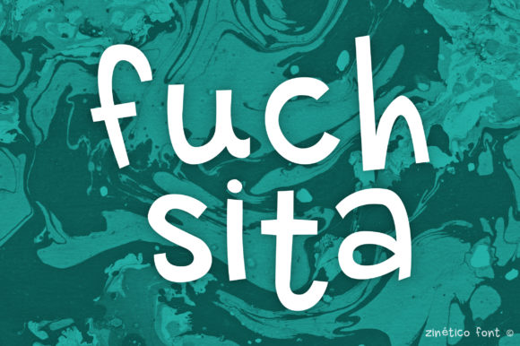Fuchsita: A Playful Display Font for Handmade Charm