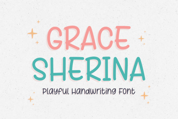 Grace Sherina: A Playful Display Font for Creative Makers