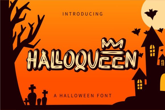 Halloqueen: A Spooky Display Typeface for Editorial Design
