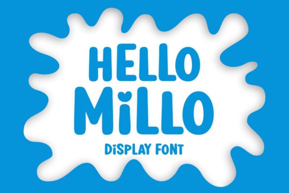Hello Millo: A Bold & Bubbly Display Font for Small Businesses