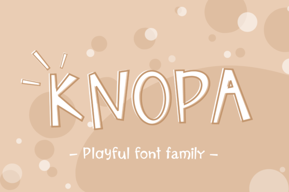 Knopa: A Quirky Display Font for Memorable Branding