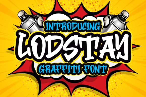 Lodstay Display Font: Bold, Urban Typography for Branding