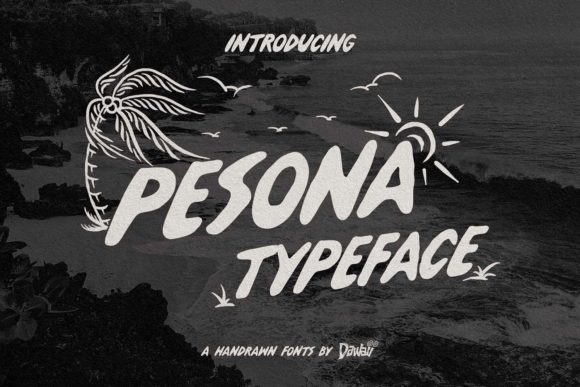 Pesona Display Font: Strong Vintage Type for Campaigns