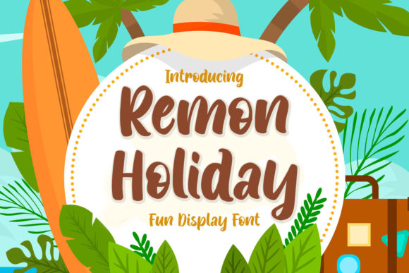 Remon Holiday Font: Playful Web Design Typeface