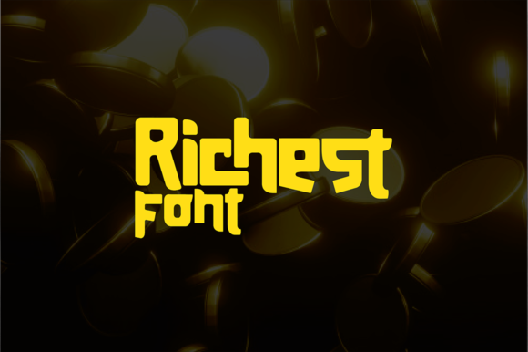 Richest: A Quirky Display Font for Creative Web Design