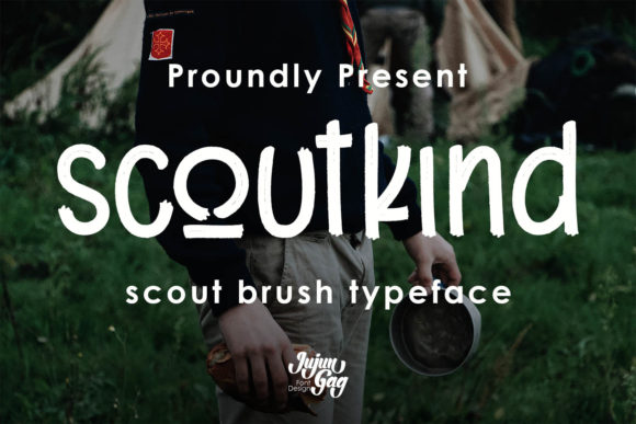 Scoutkind: A Quirky Display Font for Editorial Design