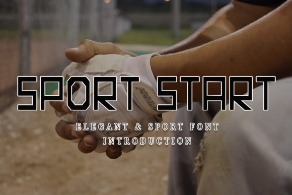 Sport Start: A Square Sci-Fi Display Font for Digital Branding