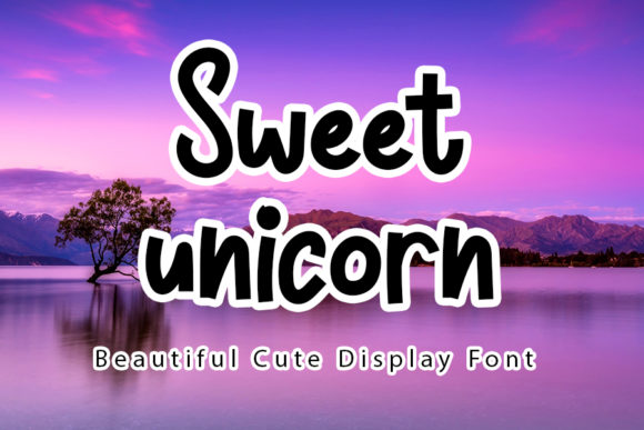 Sweet Unicorn: A Display Font for Expressive Editorial Design
