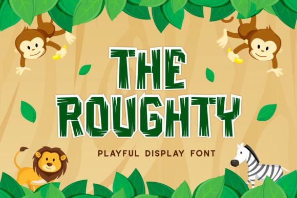 The Roughty: A Playful Display Font That Makes Your Brand Feel Friendly & Fully Yours